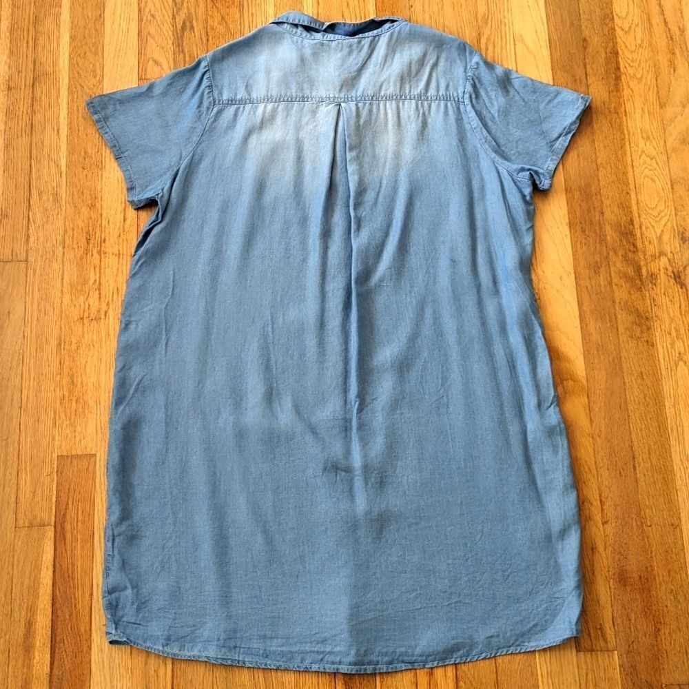 Maurices denim shirt button down dress Lyocell NWT - Picture 2 of 6